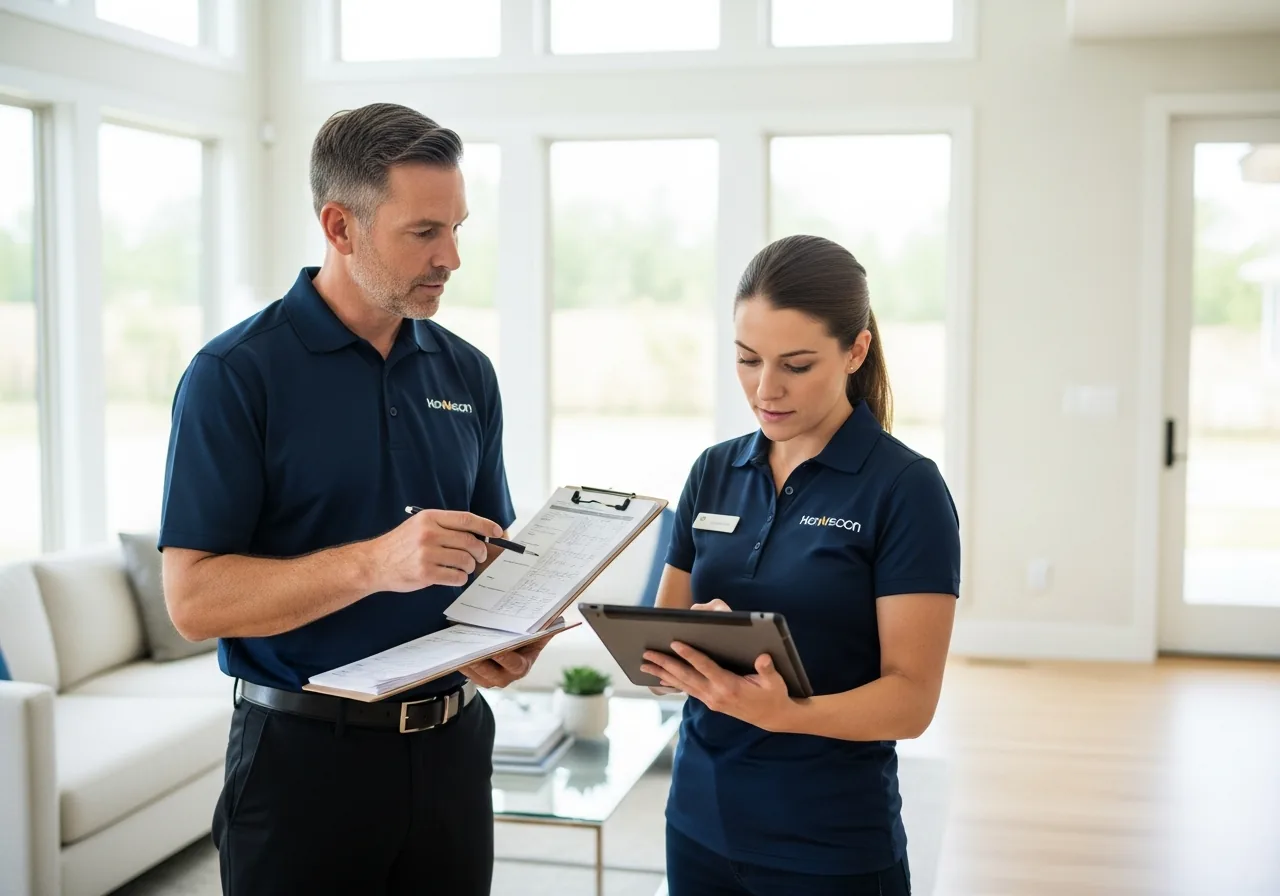 Comprehensive home and mold inspection in progress