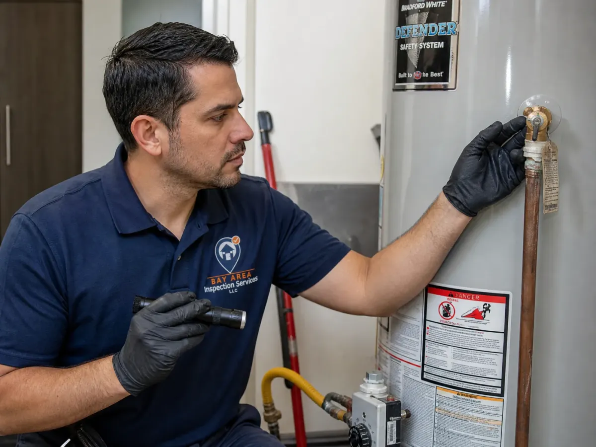 Water heater with seismic strapping and connections